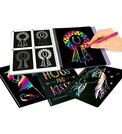 Miss Melody, zestaw Magic Scratch z konikami