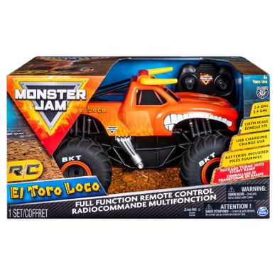 Monster Jam, wielki pojazd, zdalnie sterowany, 1:15