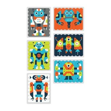 Mudpuppy, Roboty, puzzle patyczki, 24 elementy