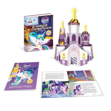 My Little Pony. Z wizytką w Canterlocie. Stwórz piękny Zamek Celestii. Księga kreacji