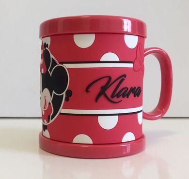 Myszka Minnie, imienny kubek dla dziecka, Klara