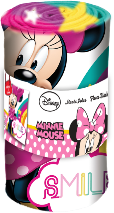 Myszka Minnie, koc polarowy, 150-100 cm