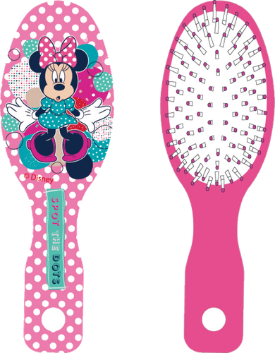 Myszka Minnie, szczotka do włosów z pomponem