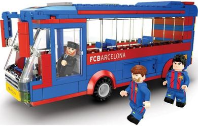 NanoStars, FC Barcelona, autobus, klocki, 228 elementów