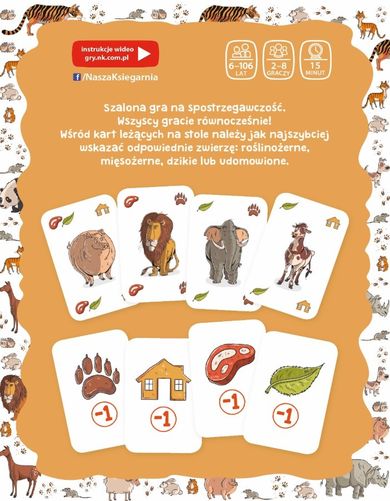 Nasza Księgarnia, Cztery łapy, gra familijna