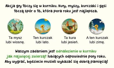 Nasza Księgarnia, Kurnik 2, Cztery pory roku, gra familijna
