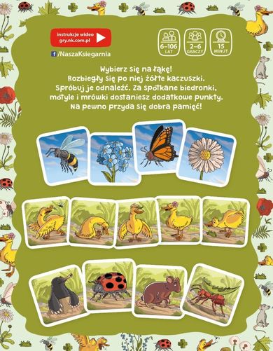 Nasza Księgarnia, Na łące, gra familijna