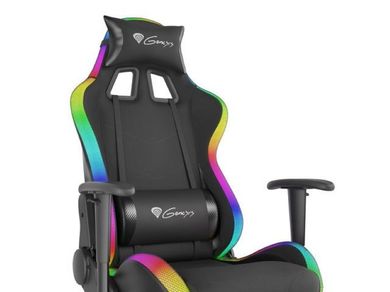 Natec, fotel gamingowy Genesis Trit 500, RGB NFG-1576, czarny