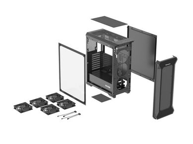 Natec, Genesis Irid 505F, obudowa komputerowa z oknem, USB 3.0