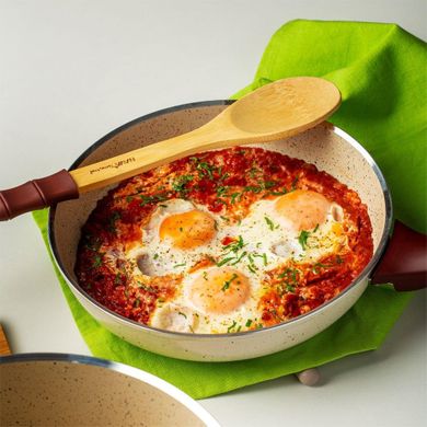 Nava, patelnia wok ceramiczny granitowy, Terrestrial, 28 cm