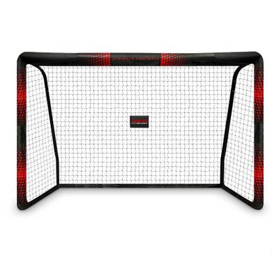 Neo-Sport, bramka do piłki nożnej, czarno-czerwona, 300-200-120 cm
