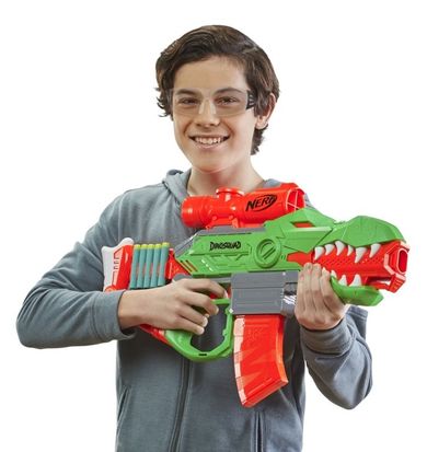 Nerf Dinosquad, Rex Rampage, wyrzutnia i 20 strzałek