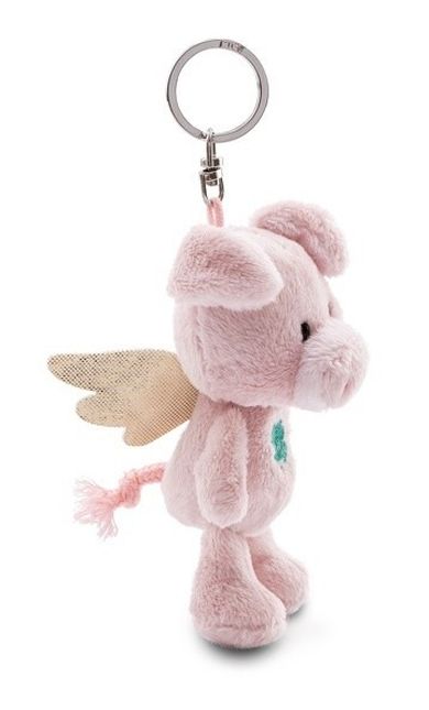 Nici, Twój Anioł Stróż, Świnka z liściem koniczyny, brelok pluszowy, 10 cm