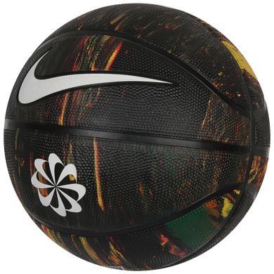 Nike, piłka koszykowa, czarna multi, rozmiar 5, multikolor