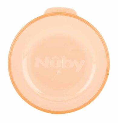 Nuby, kubek niekapek, 360, niebiesko-pomarańczowy, 300 ml, 6m+