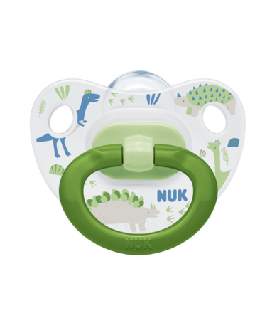 Nuk, Happy Days, Classic, smoczek uspokajający, 0-6 m, 2 szt.