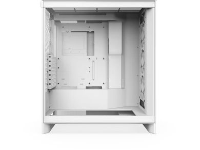 Nzxt, H7 Flow RGB Midi Tower, obudowa komputerowa z oknem, biała