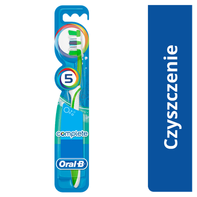Oral-B, Complete 5 Way Clean, manualna szczoteczka do zębów, średnia