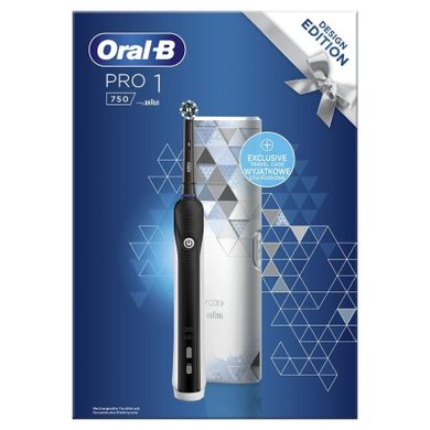 Oral-b, Oral-B, szczoteczka, etui, Pro 750 Black