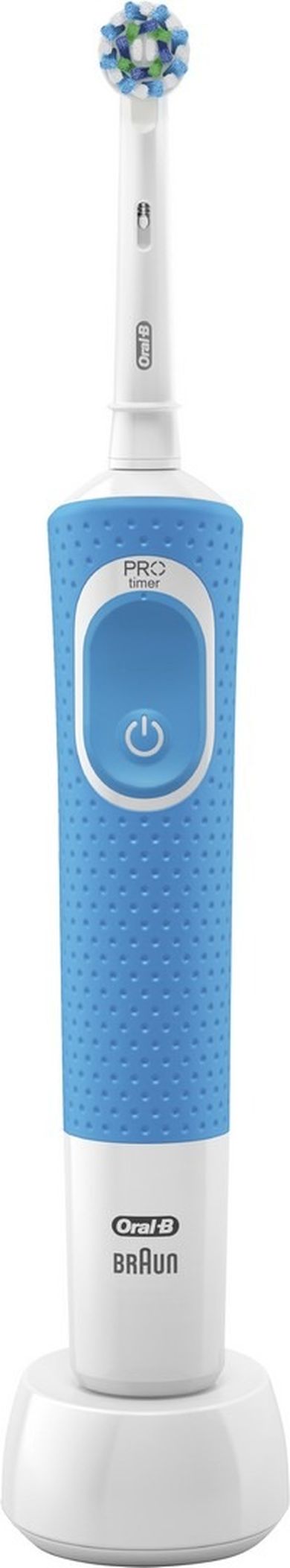 Oral-B, szczoteczka elektryczna, Vitality 100 CrossAction, niebieska