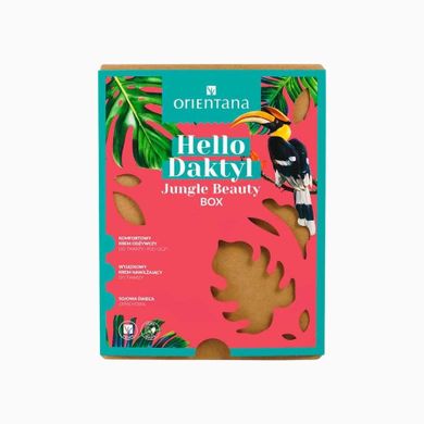 Orientana, Hello Daktyl, Jungle Beauty, zestaw: 2x krem do twarzy + świeca