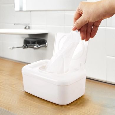 Orion, pojemnik na chusteczki nawilżane, biały