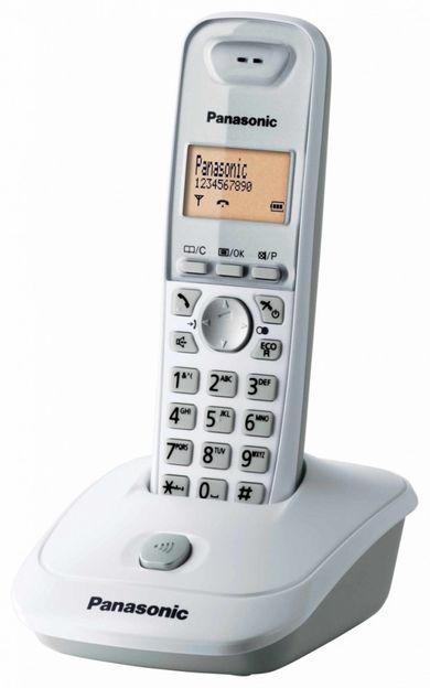 Panasonic, telefon bezprzewodowy KX-TG2511 Dect/White