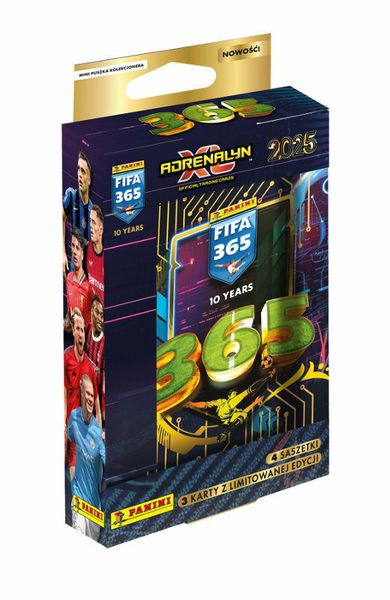 Panini, FIFA 365, Adrenalyn XL, 10 Years, karty kolekcjonerskie w puszce