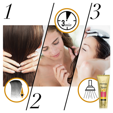 Pantene, Lively colour 3 Minute Miracle, odżywka do włosów farbowanych, 200 ml