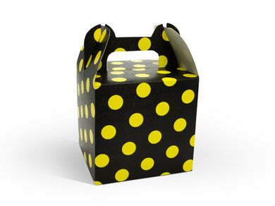 PartyDeco, Pszczółka, ozdobne pudełka na słodycze, 8,7-8,7-12,5 cm