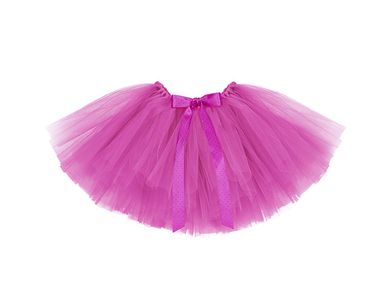 PartyDeco, spódniczka baletowa tutu, głęboki róż, 50-25 cm