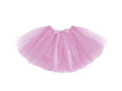 PartyDeco, spódniczka baletowa tutu, jasny róż, 50-25 cm