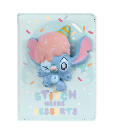 Patio, Lilo i Stitch, notes 3D, B6, squishy, wzór 2, 1 szt.