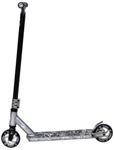 PB, Stunt, hulajnoga, Urban Power, szara, 120 mm