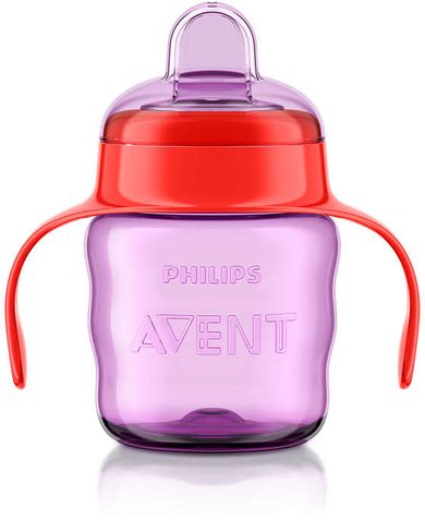 Philips Avent, Classic, kubek niekapek, fioletowy, 6m+, 200 ml