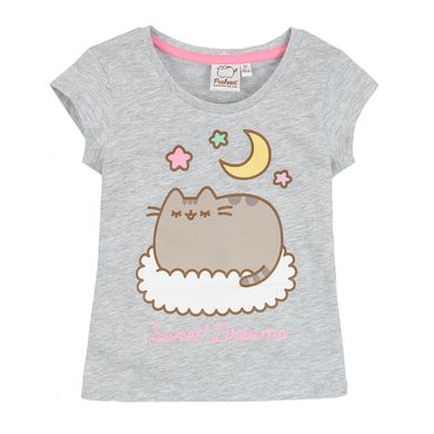 Piżama dziewczęca, szara, Pusheen