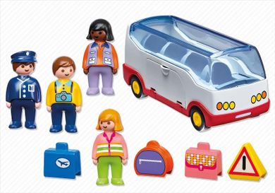 Playmobil, 1.2.3., Autobus wycieczkowy, 6773