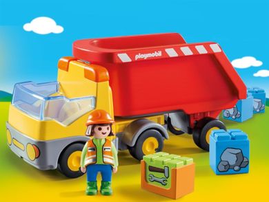 Playmobil, 1.2.3, Wywrotka, 70126