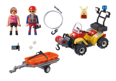 Playmobil, Action, Quad ratownictwa górskiego, 9130
