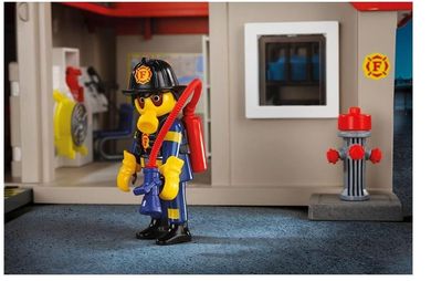 Playmobil, City Action, przenośna remiza strażacka, klocki