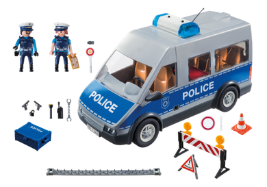 Playmobil, City Action, Samochód policyjny z blokadą drogową, 9236