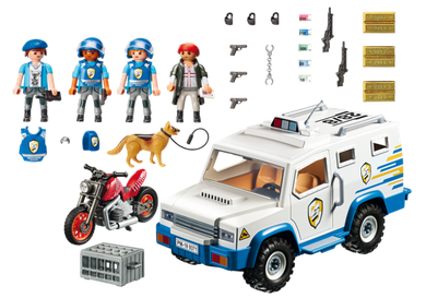Playmobil, City Action, Transporter pieniędzy, 9371