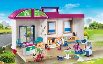 Playmobil, City Life, Przenośna klinika dla zwierząt, 70146