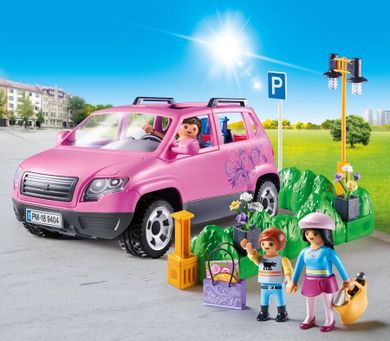 Playmobil, City Life, Samochód rodzinny z zatoczką parkingową, 9404