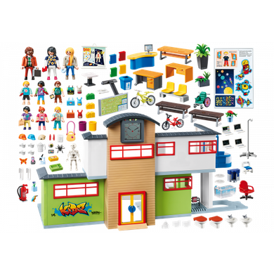 Playmobil, City Life, Szkoła z wyposażeniem, 9453