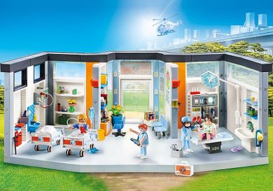 Playmobil, City Life, Szpital z wyposażeniem, 70191