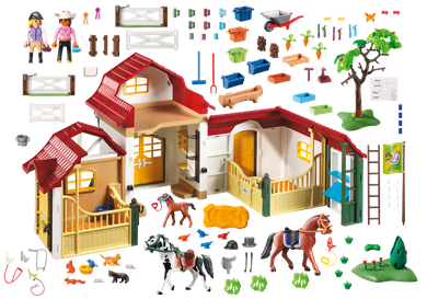 Playmobil, Country, Duża stadnina koni, 6926
