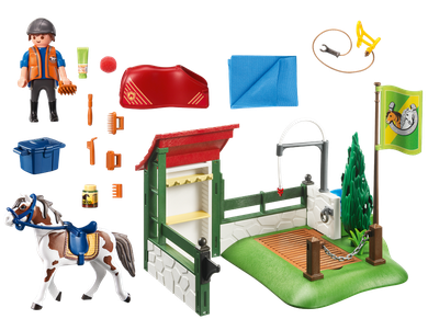 Playmobil, Country, Myjnia dla koni, 6929