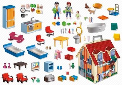 Playmobil, Dollhouse, Przenośny domek dla lalek, 5167