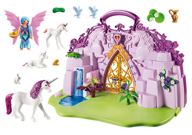 Playmobil, Fairies, Świat wróżek, Kuferek jednorożca, 6179
